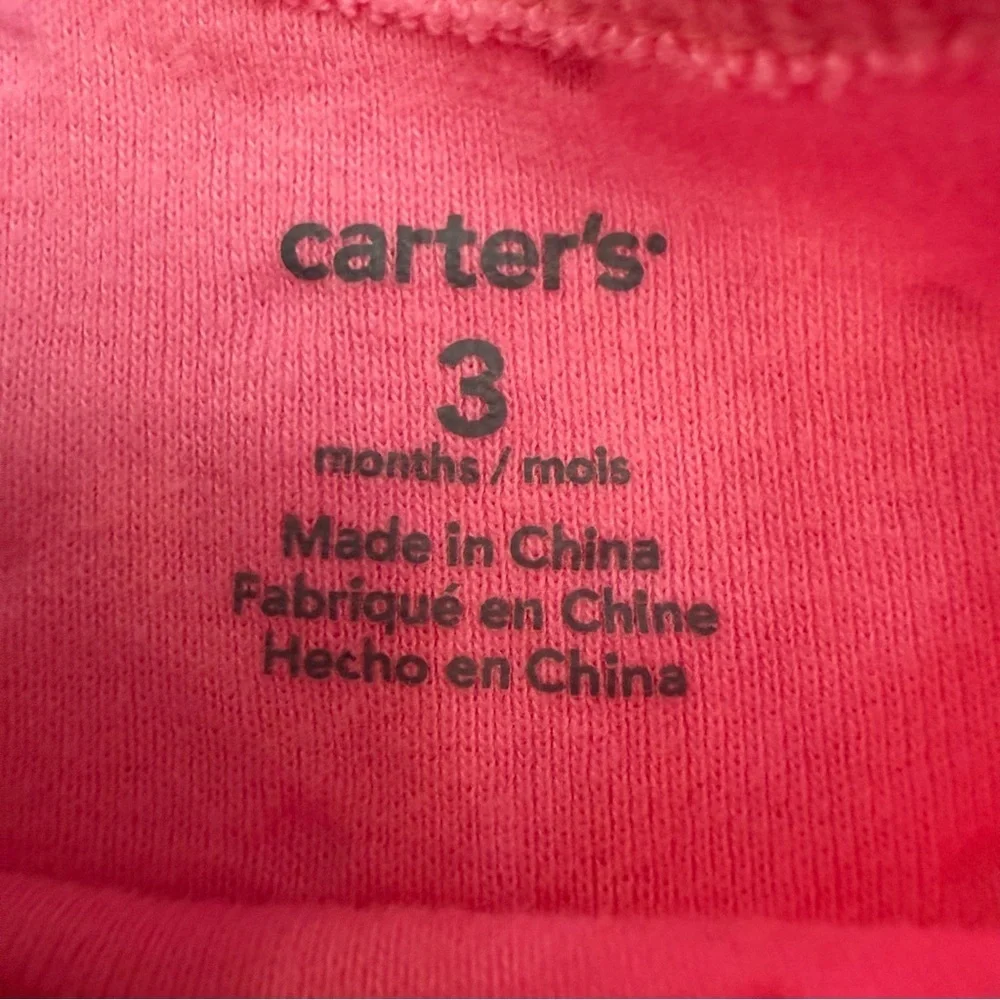 Carter's Pink and Orange Polka Dot Bodysuit Duo